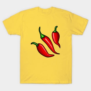 Chili Red Hot Pepper - Pepper Lover T-Shirt